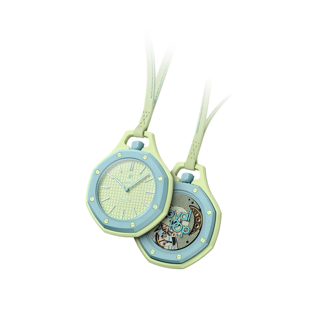 Royal Pop Collection Pocket Watch Blaue Acht