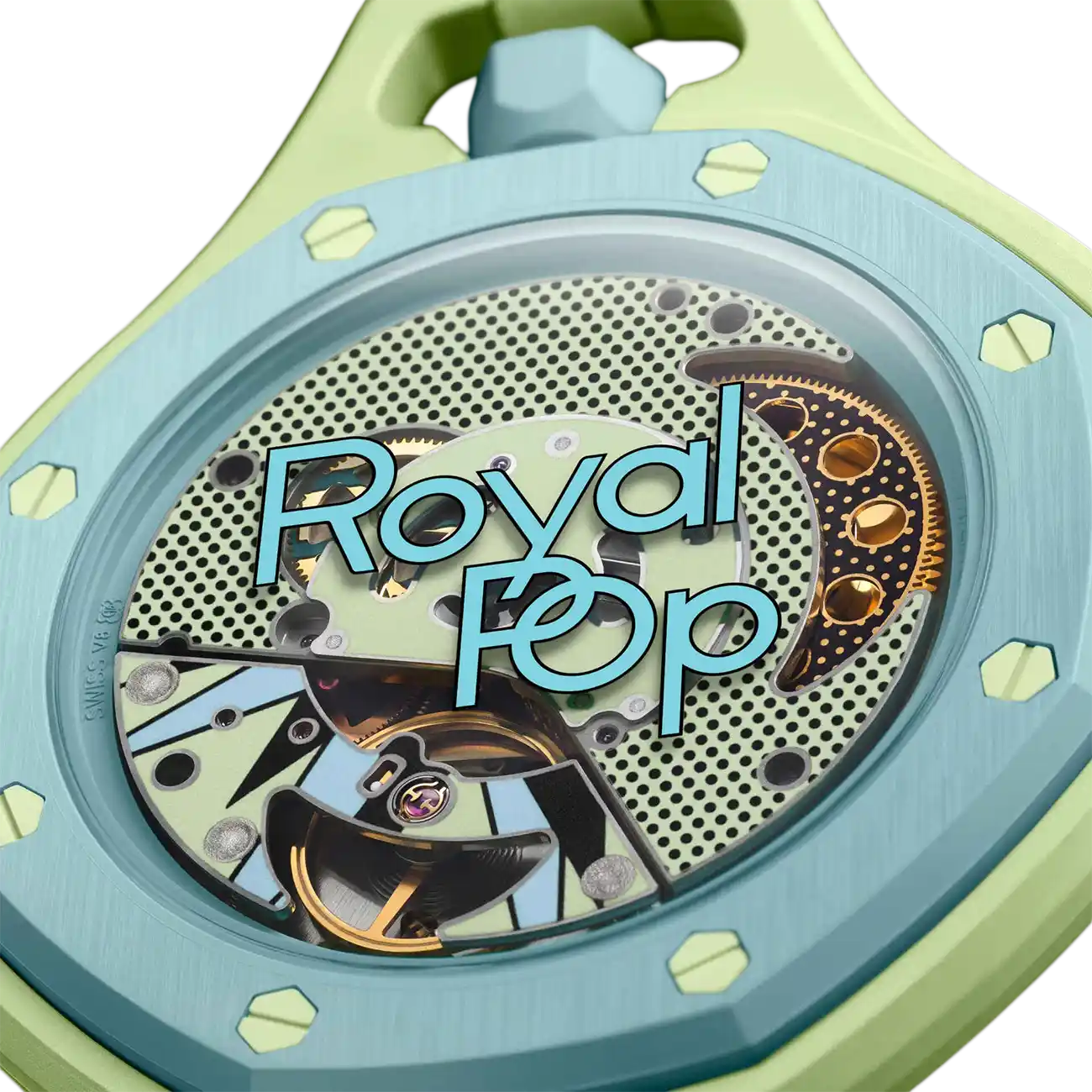 Royal Pop Collection Pocket Watch Blaue Acht
