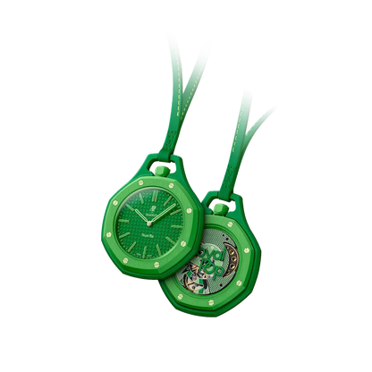 Royal Pop Collection Pocket Watch Green Eight