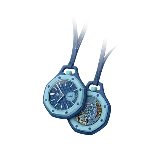 Royal Pop Collection Pocket Watch Blaue Acht